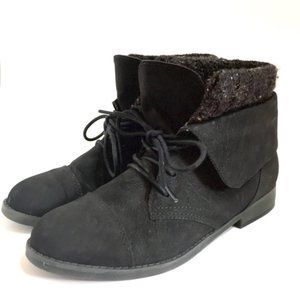 Madden Girl Ruxben Black Ankle Booties